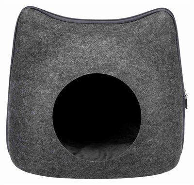 386115 TRIXIE RELAX IGLO KAT VILT GRIJS - Afbeelding 1