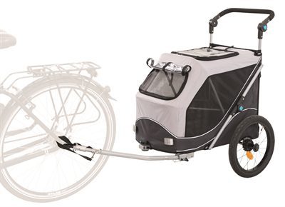 392670 TRIXIE HONDENFIETSKAR OPVOUWBAAR GRIJS - Image 1