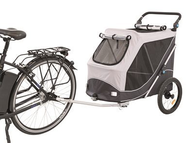 392671 TRIXIE HONDENFIETSKAR OPVOUWBAAR GRIJS - Image 1