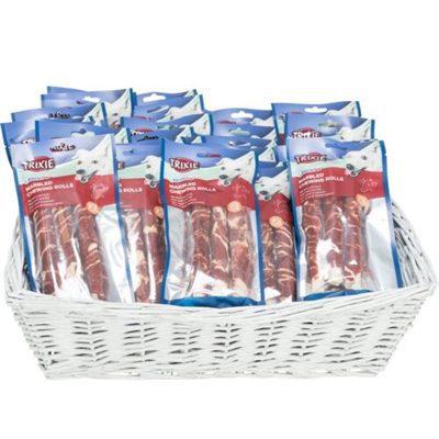 398685 TRIXIE DENTA FUN MARBLED BEEF CHEWING ROLLS - Afbeelding 1