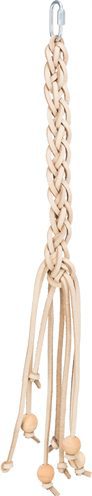 410590 TRIXIE SPEELGOED VETERS LEER MET HOUTEN KRALEN NATUREL - Image 1