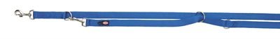 396195 TRIXIE HONDENRIEM PREMIUM DUBBELGESTIKT VERSTELBAAR ROYAL BLAUW - Afbeelding 1