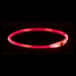 TRIXIE LICHTGEVENDE HALSBAND USB FLASH LIGHT OPLAADBAAR TPU MULTI - Afbeelding 2