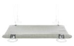 TRIXIE KATTENMAND HANGMAT RAAM VELOURS GRIJS