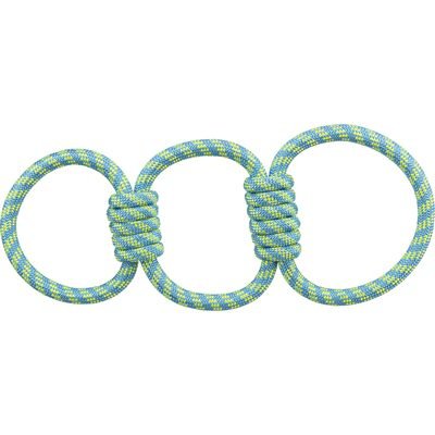 410458 TRIXIE AQUATOY TOUW TREKSPEELTJE RINGEN POLYESTER GEEL / GROEN - Afbeelding 1