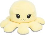 TRIXIE OCTOPUS OMKEERBAAR PLUCHE GRIJS / GEEL
