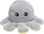 TRIXIE OCTOPUS OMKEERBAAR PLUCHE GRIJS / GEEL - Afbeelding 2