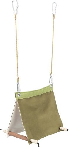 410611 TRIXIE VOGELTENT HANGEND KATOEN GROEN - Afbeelding 1