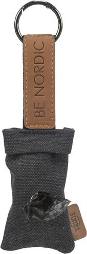 412782 TRIXIE BE NORDIC POEPZAKHOUDER MET 20 POEPZAKJES ZWART - Image 1