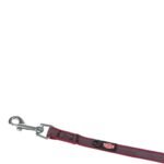 TRIXIE HONDENRIEM SLEEPLIJN MET RUBBER ANTI SLIP SANGRIA ROOD - Afbeelding 2