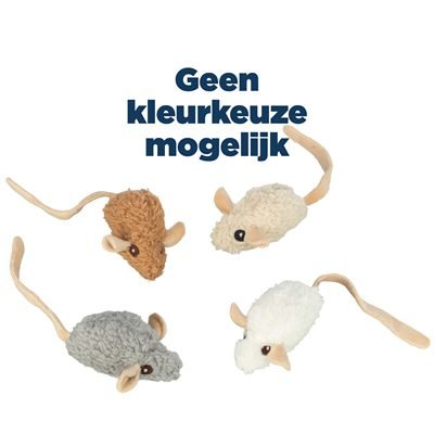 454830 TRIXIE MUIS MET CATNIP PLUCHE ASSORTI - Image 1