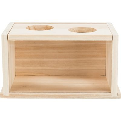 454857 TRIXIE ZANDBAD HAMSTER / GERBIL ONBEHANDELD HOUT - Afbeelding 1