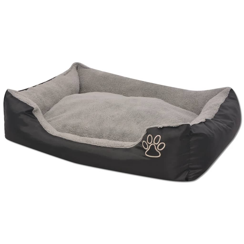 8718475522232_g_en_hd_1.jpg Zoonatie Hondenbed met gewatteerd kussen maat XL zwart - Image 1