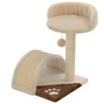 Zoonatie Kattenkrabpaal met sisal krabpaal 40 cm beige en bruin