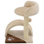 Zoonatie Kattenkrabpaal met sisal krabpaal 40 cm beige en bruin - Afbeelding 2