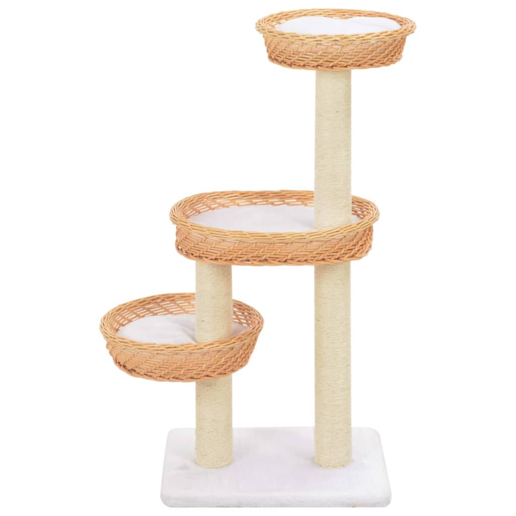 8718475731238_g_en_hd_1.jpg Zoonatie Kattenkrabpaal met sisal krabpaal natuurlijk wilgenhout - Image 1