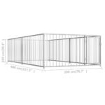 Zoonatie Hondenkennel voor buiten 200x400x100 cm - Afbeelding 5