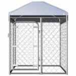 Zoonatie Hondenkennel voor buiten met dak 100x100x125 cm