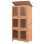 Zoonatie Dierenhok 6 kamers hout