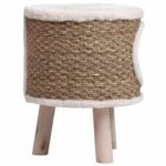 Zoonatie Kattenhuis met houten poten 41 cm zeegras - Image 3