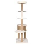 Zoonatie Kattenmeubel met luxe kussen en krabpalen 148 cm zeegras - Afbeelding 3