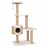 Zoonatie Kattenmeubel met krabpalen 123 cm zeegras