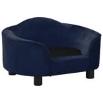 Zoonatie Hondenbank 67x47x36 cm pluche blauw - Image 2