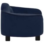 Zoonatie Hondenbank 67x47x36 cm pluche blauw - Image 3
