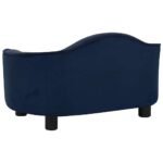 Zoonatie Hondenbank 67x47x36 cm pluche blauw - Image 4