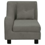 Zoonatie Hondenbank met kussen 83x44x44 cm pluche donkergrijs - Image 4