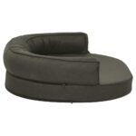 Zoonatie Hondenbed ergonomisch linnen-look 75x53 cm donkergrijs - Image 3