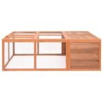 Zoonatie Dierenhok voor buiten 150x100x50 cm massief vurenhout
