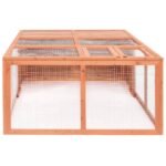 Zoonatie Dierenhok voor buiten 150x100x50 cm massief vurenhout - Afbeelding 3