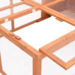 Zoonatie Dierenhok voor buiten 150x100x50 cm massief vurenhout - Afbeelding 4