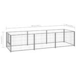 Zoonatie Hondenkennel 3 m² staal zilverkleurig - Image 5