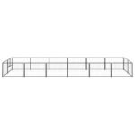 Zoonatie Hondenkennel 12 m² staal zwart