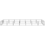 Zoonatie Hondenkennel 14 m² staal zwart