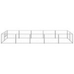 Zoonatie Hondenkennel 10 m² staal zilverkleurig