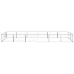 Zoonatie Hondenkennel 12 m² staal zilverkleurig