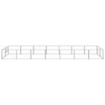 Zoonatie Hondenkennel 14 m² staal zilverkleurig