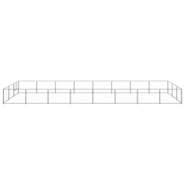 Zoonatie Hondenkennel 24 m² staal zilverkleurig