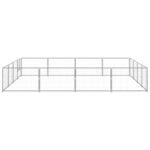 Zoonatie Hondenkennel 16 m² staal zilverkleurig