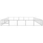 Zoonatie Hondenkennel 40 m² staal zilverkleurig - Image 2