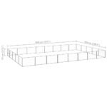 Zoonatie Hondenkennel 40 m² staal zilverkleurig - Image 5