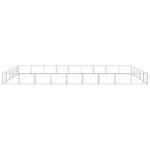 Zoonatie Hondenkennel 45 m² staal zilverkleurig