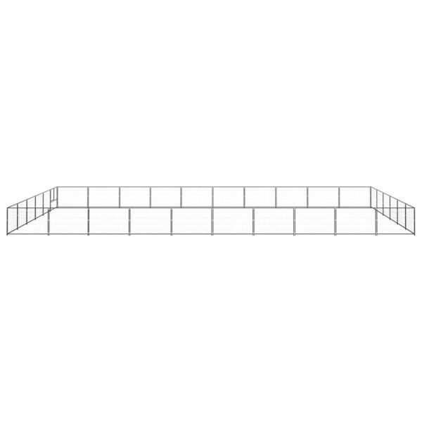 Zoonatie Hondenkennel 60 m² staal zwart