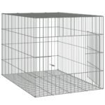 Zoonatie Konijnenkooi 78x54x54 cm gegalvaniseerd ijzer - Afbeelding 3