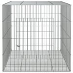 Zoonatie Konijnenkooi 78x54x54 cm gegalvaniseerd ijzer - Afbeelding 4