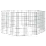 Zoonatie Dierenverblijf 8 panelen 54x60 cm gegalvaniseerd ijzer