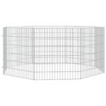 Zoonatie Dierenverblijf 8 panelen 54x60 cm gegalvaniseerd ijzer - Afbeelding 2